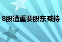 8股遭重要股东减持，亚钾国际减持金额最高