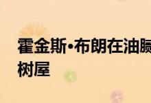 霍金斯·布朗在油腻的马车剧院总部挂了一个树屋