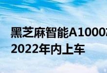 黑芝麻智能A1000芯片已完成全部量产认证，2022年内上车