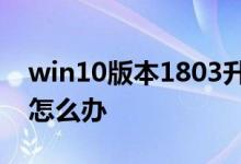 win10版本1803升级更新错误0x80004005怎么办
