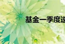 基金一季度逆势加仓标的曝光