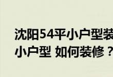 沈阳54平小户型装修要多少钱？沈阳有哪些小户型 如何装修？