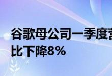 谷歌母公司一季度营收680亿美元，净利润同比下降8%