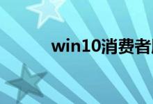 win10消费者版本的意思是什么