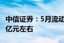中信证券：5月流动性缺口仍存，规模在2000亿元左右