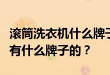 滚筒洗衣机什么牌子好？想问一下滚筒洗衣机有什么牌子的？