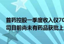 首药控股一季度收入仅708元，董秘回应：是真实数据，公司目前尚未有药品获批上市销售