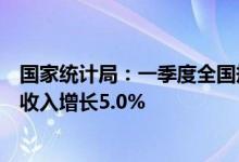 国家统计局：一季度全国规模以上文化及相关产业企业营业收入增长5.0%