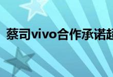蔡司vivo合作承诺超越标准拍照手机的创新