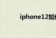 iphone12如何看待屏幕制造商