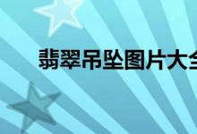 翡翠吊坠图片大全（翡翠吊坠多少钱）
