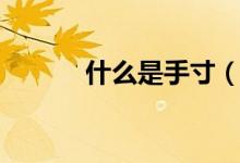 什么是手寸（手寸测量的方法）