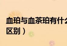 血珀与血茶珀有什么不一样（血珀与血茶珀的区别）