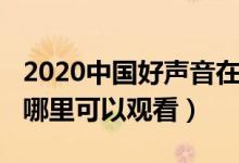 2020中国好声音在哪看（2020中国好声音在哪里可以观看）