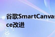 谷歌SmartCanvas引入了Meet和Workspace改进