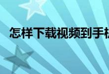 怎样下载视频到手机相册里（你学会了吗）