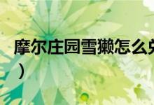 摩尔庄园雪獭怎么兑换（摩尔庄园雪獭怎么钓）