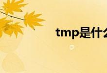 tmp是什么意思（tmp）