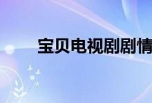 宝贝电视剧剧情（电视剧宝贝简介）