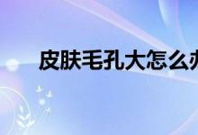 皮肤毛孔大怎么办（缩小毛孔的方法）