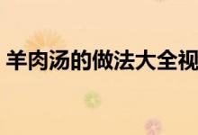 羊肉汤的做法大全视频（羊肉汤的做法大全）