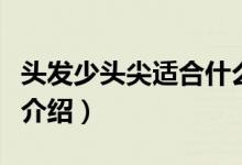 头发少头尖适合什么发型（适合头发少的发型介绍）