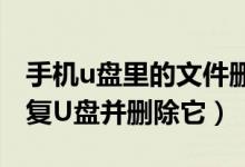 手机u盘里的文件删不掉该怎么办（让我们修复U盘并删除它）
