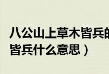 八公山上草木皆兵的意思解释（八公山上草木皆兵什么意思）