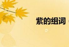 紫的组词（紫怎么组词）