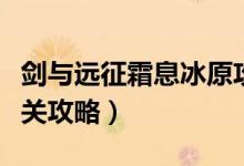 剑与远征霜息冰原攻略（剑与远征霜息冰原通关攻略）