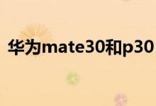 华为mate30和p30（pro的区别 对比购买）