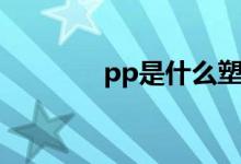 pp是什么塑料（pp有毒吗）