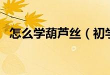 怎么学葫芦丝（初学怎么快速学习葫芦丝）