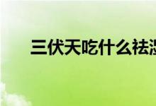 三伏天吃什么祛湿气快（是什么原因）