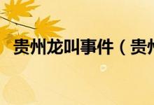 贵州龙叫事件（贵州龙叫事件是怎么回事）
