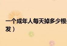 一个成年人每天掉多少根头发属于正常现象（为什么会掉头发）