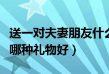 送一对夫妻朋友什么礼物好（送一对夫妻朋友哪种礼物好）