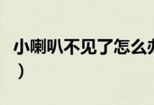 小喇叭不见了怎么办（怎么恢复电脑的小喇叭）