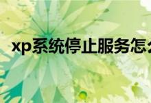 xp系统停止服务怎么办（需要接入互联网）