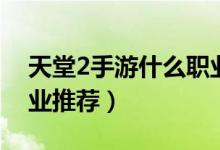 天堂2手游什么职业好（天堂2手游圣骑士职业推荐）