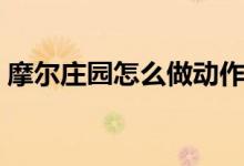 摩尔庄园怎么做动作（摩尔庄园做动作做法）