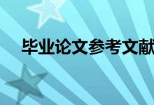 毕业论文参考文献格式（是怎么规定的）