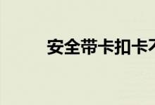 安全带卡扣卡不上（安全带卡扣）