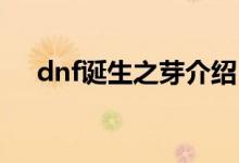dnf诞生之芽介绍（诞生之芽怎么获得）