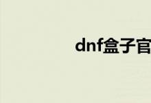 dnf盒子官方（dnf盒子）