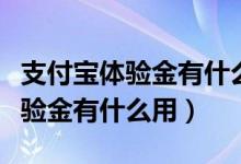 支付宝体验金有什么用处怎么获取（支付宝体验金有什么用）