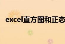 excel直方图和正态曲线图（excel直方图）