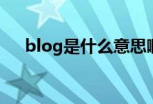 blog是什么意思啊（blog是啥意思啊）