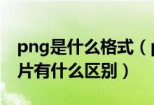png是什么格式（png格式图片和jpg格式图片有什么区别）