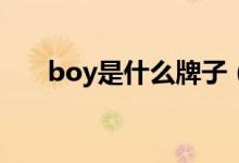 boy是什么牌子（你买过这个牌子吗）